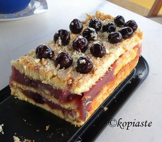 Cherry Compote Torte
