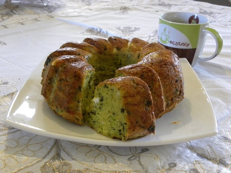 Greek Savoury Zucchini Cake with Potato & Feta