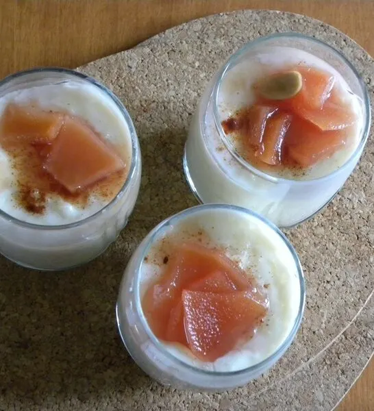 Ryzogalo me Kydoni:  the easiest and best rice pudding with Quince, ever!!