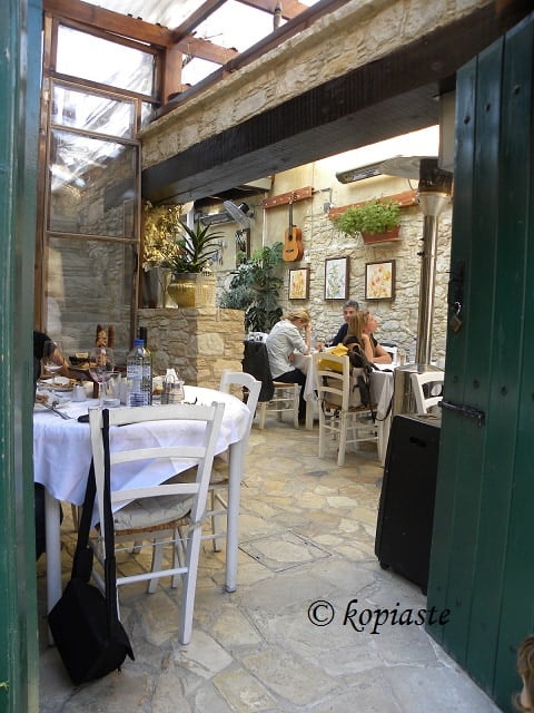 Restaurant at Omodos