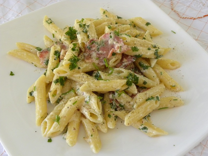 Four Cheese Carbonara with yoghurt image