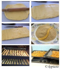 collage how to make breadsticks