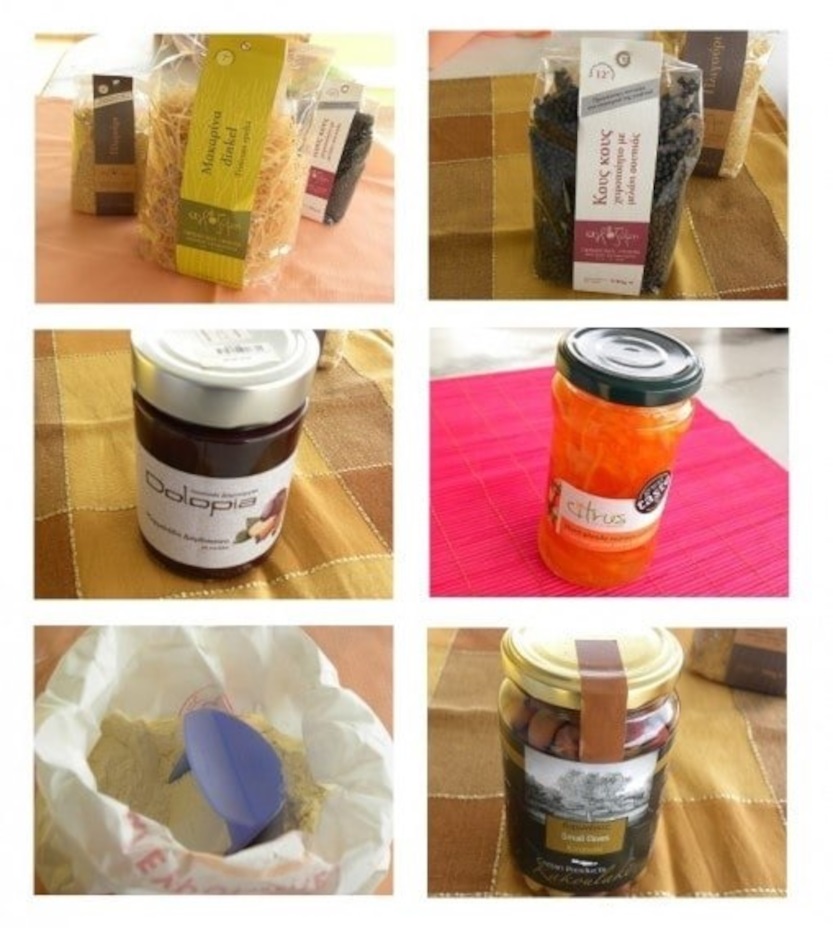 Collage Greek products image