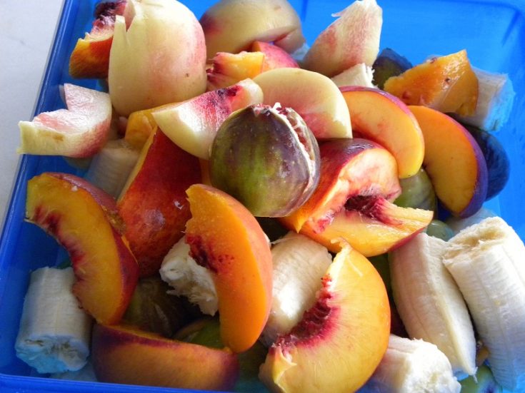 Banana Jam with Figs, Peaches and Grapes Kopiaste..to Greek Hospitality