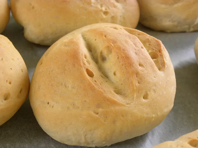 Mini bolognaise and feta bread rolls image