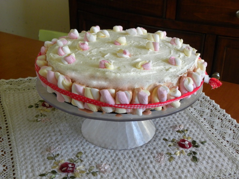 Marshmallow Cake tied image