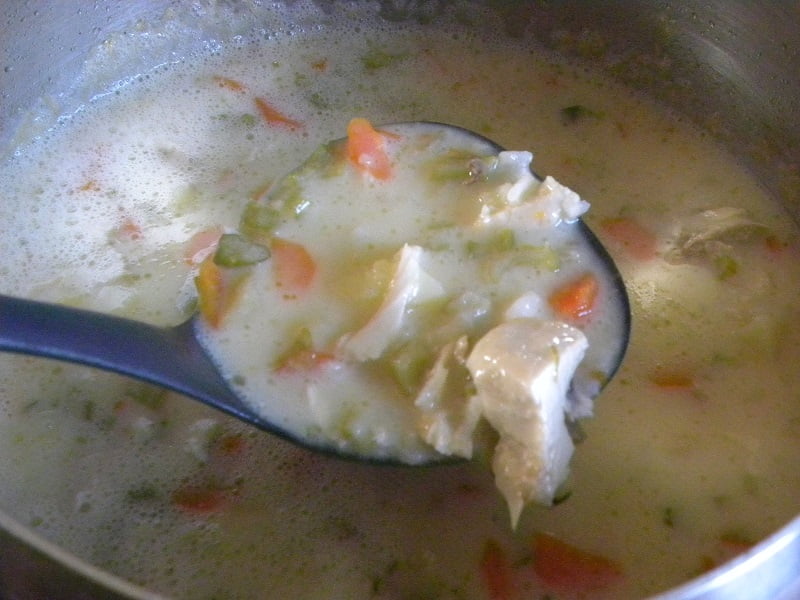 chicken soup avgolemono picture