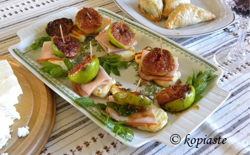 fig and halloumi appetizer image