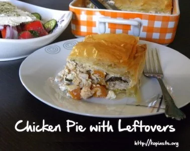 Chicken Pie with Leftovers