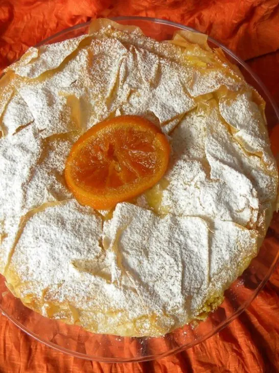A different Portokalopita (Orange Pie with Phyllo)