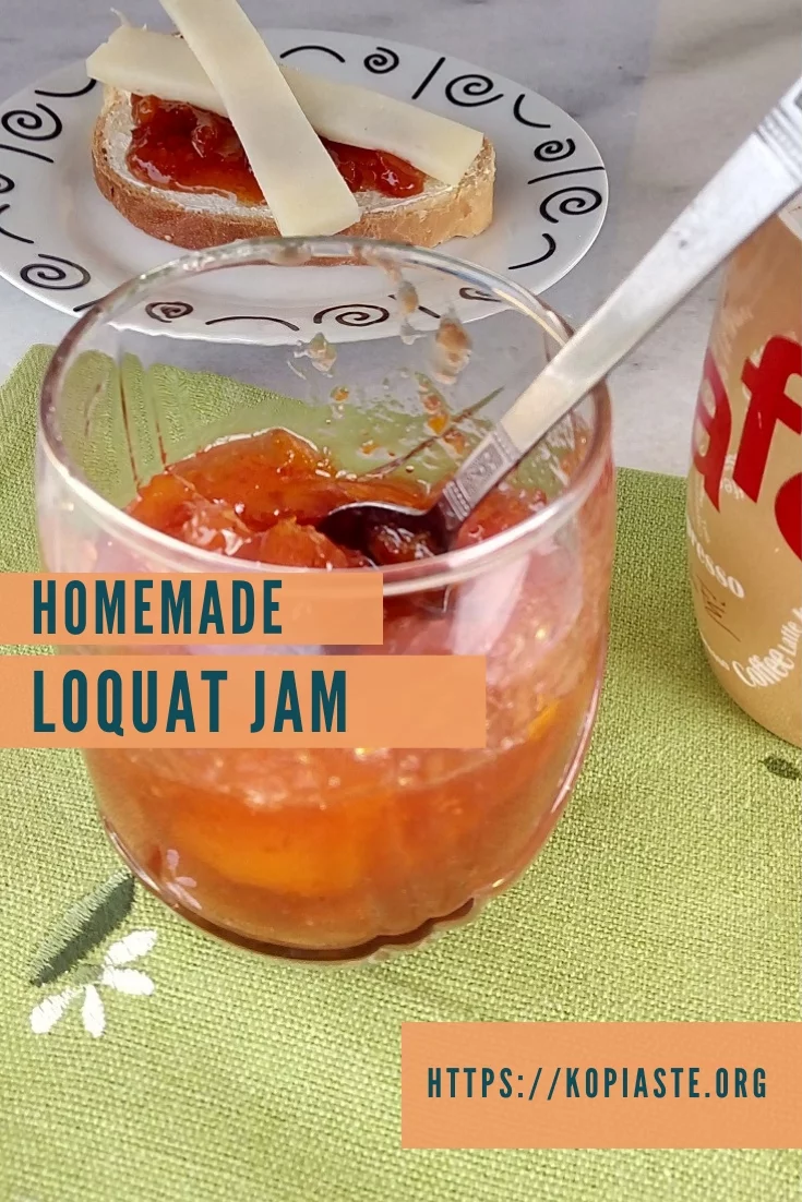 Homemade loquat jam image