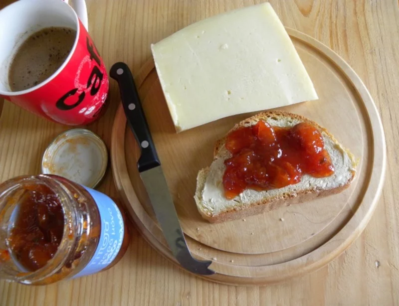 breakfast with loquat jam image