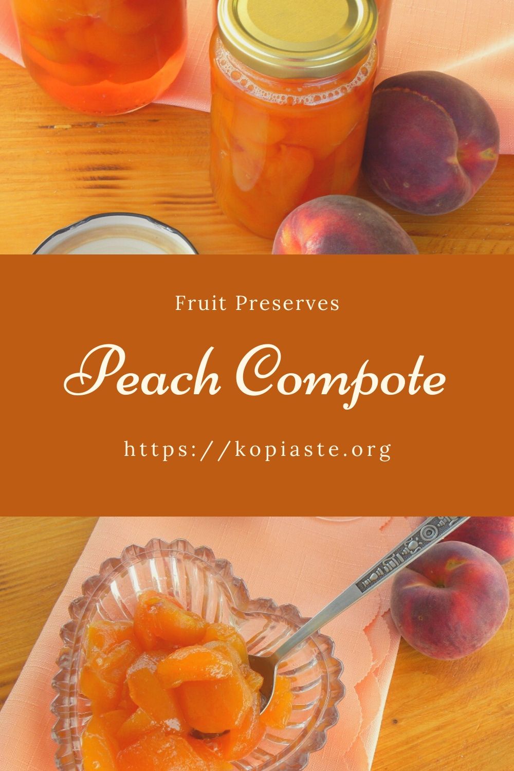 Peach Compote Kopiaste..to Greek Hospitality