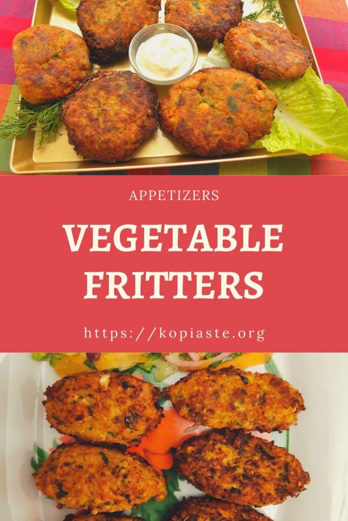 Collage Vegetable Fritters image