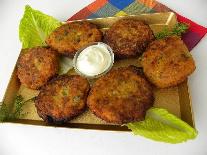 Vegetable fritters picture