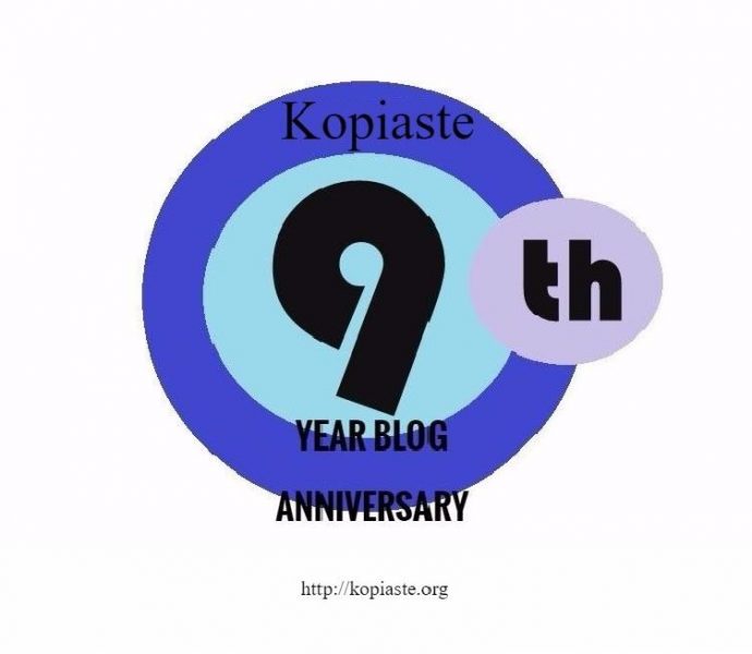 9th year blog anniversary