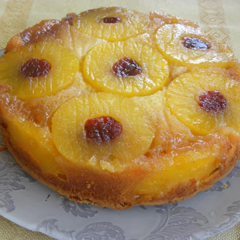 Upside down Pineapple cake image