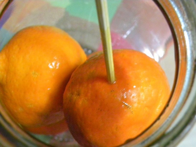 Poking the mandarins