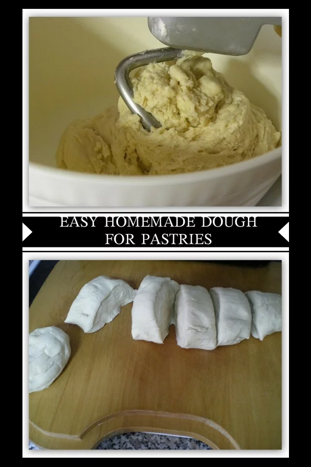collage dough for phyllo from scratch image
