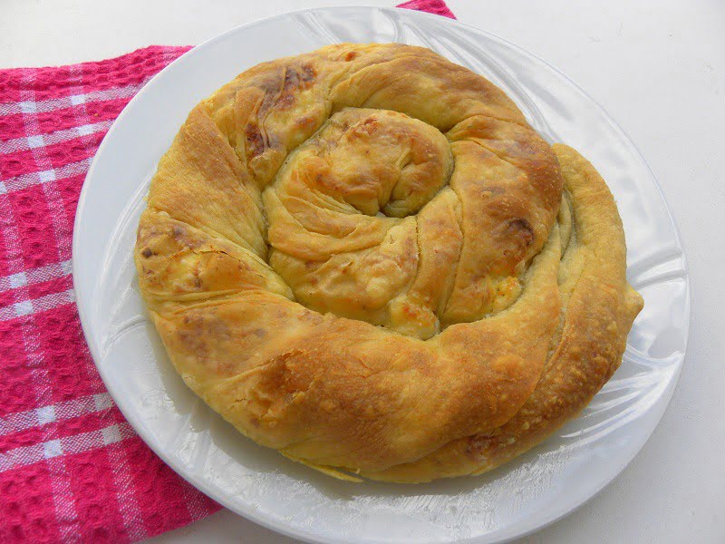 Tyropita Strifti (Greek Cheese Pie)