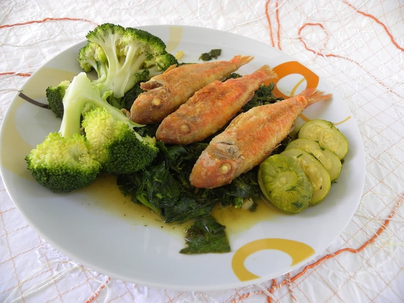 Fried Red Mullet (Barbounia Tiganita) Kopiaste..to Greek Hospitality