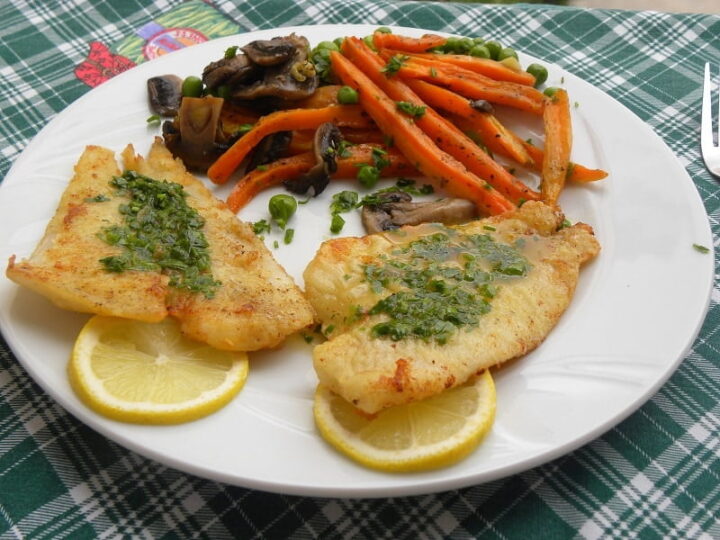 Sole Fish with Meunière Sauce Kopiaste..to Greek Hospitality