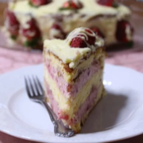 Strawberry Piece of cake