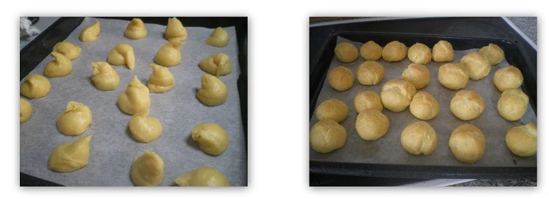 collage choux for Profiteroles image