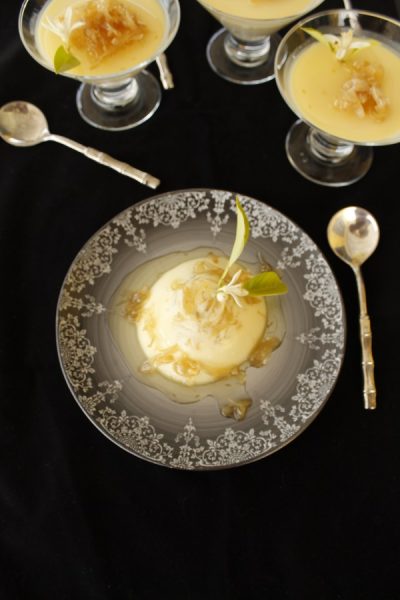 Greek panna cotta image