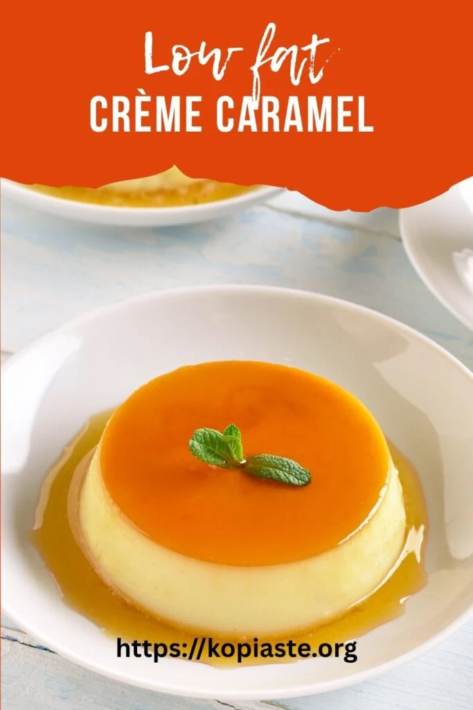 Collage Low fat Crème Caramel image