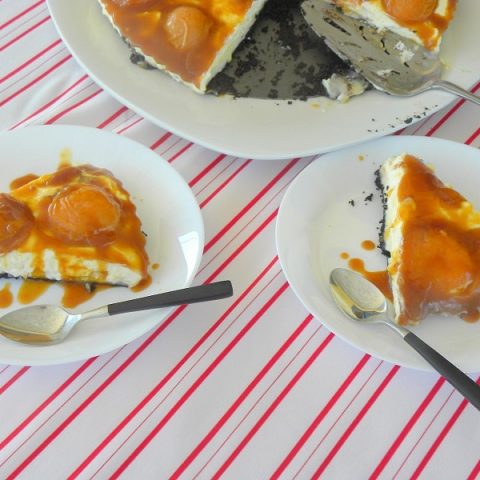Apricot Tart with Salted Caramel image