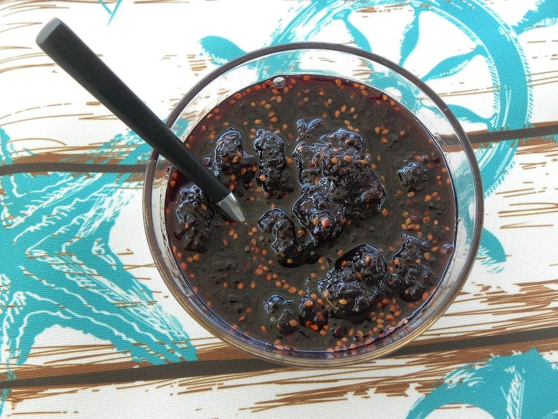 Mulberry Lavender Jam with Honey