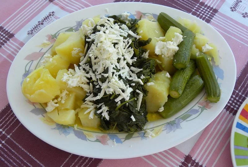 Vlita potatoes zucchini and feta salad image