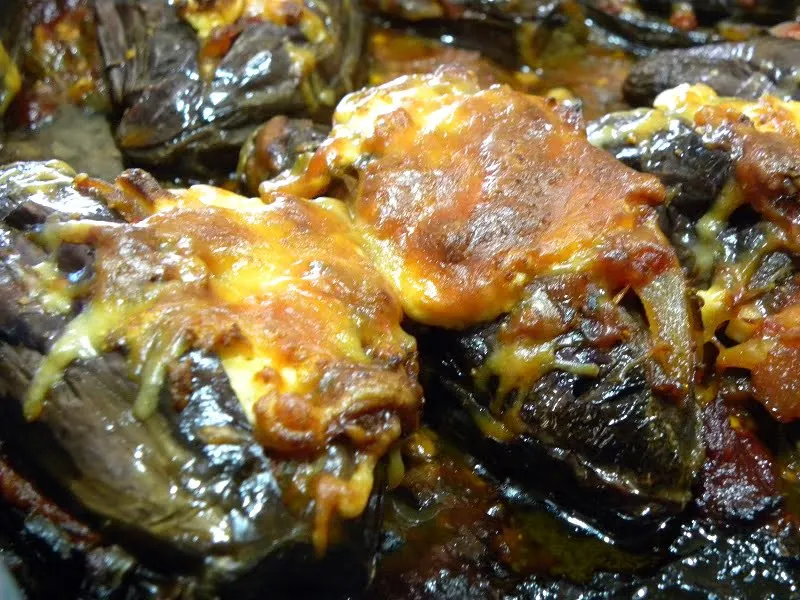Imam Bayildi stewed eggplants image