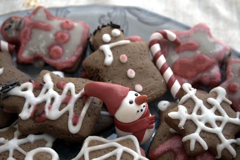 Red gingerbread man image
