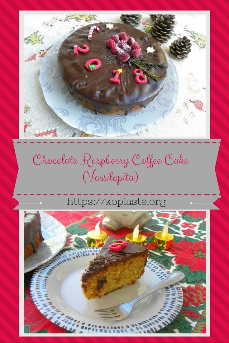 Collage Almond raspberry coffee cake image