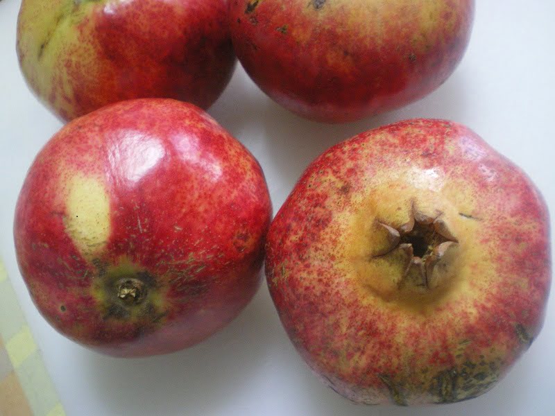 four pomegrantes image