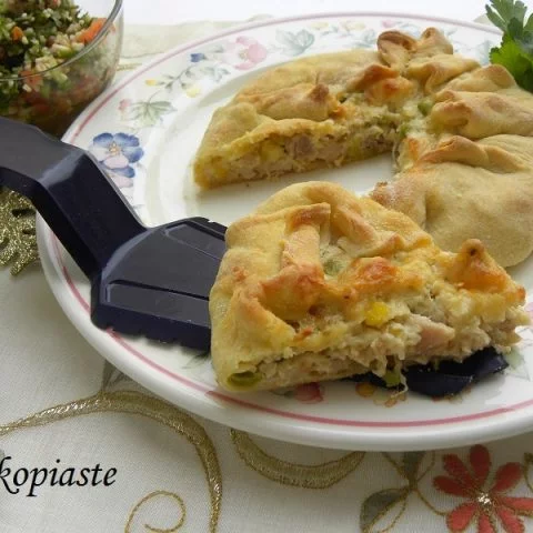 Video with easy way to roll out Phyllo and make Kotopita (Chicken Galette)