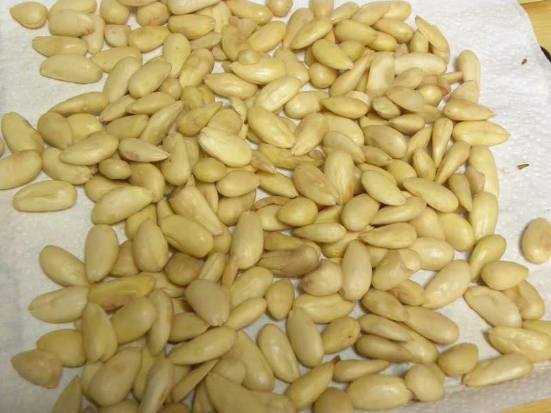 Blanched almonds image