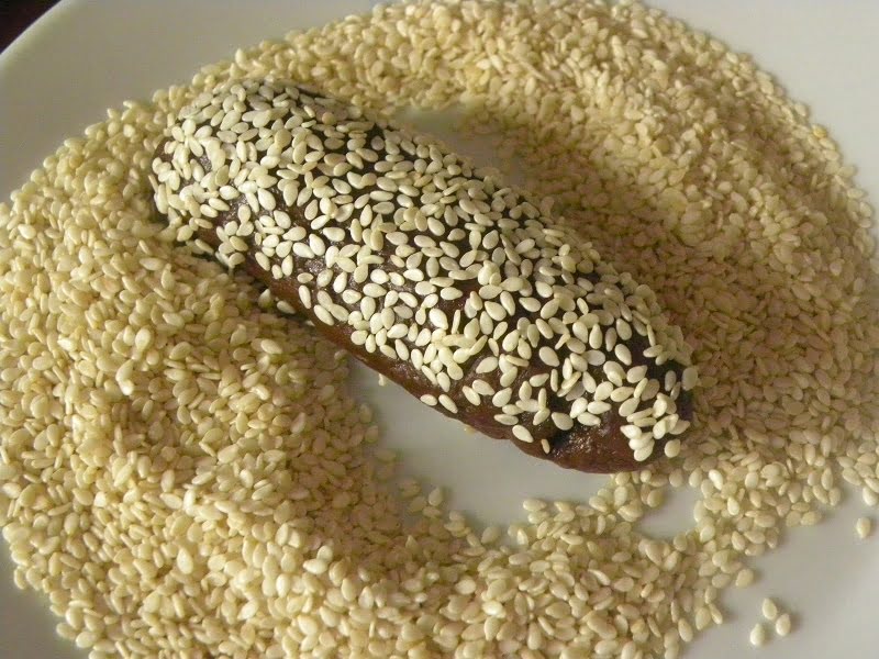 Moustokouloura with sesame seeds photo