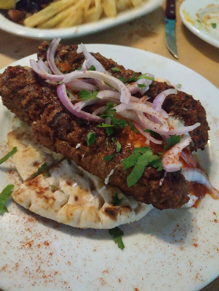 Kebabs in restaurant image