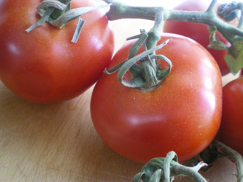 Two tomatoes image