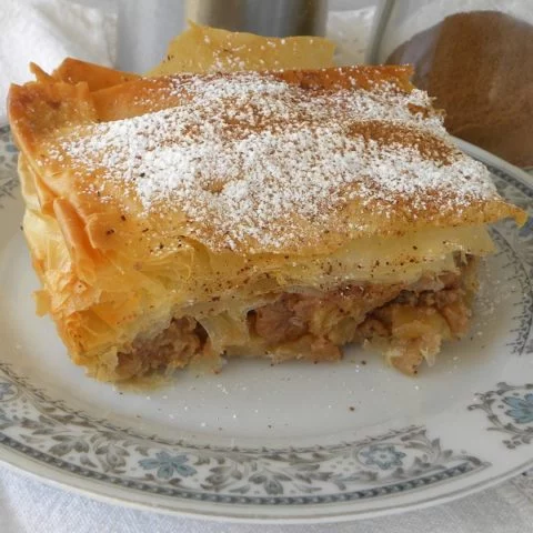 milopita greek apple pie image