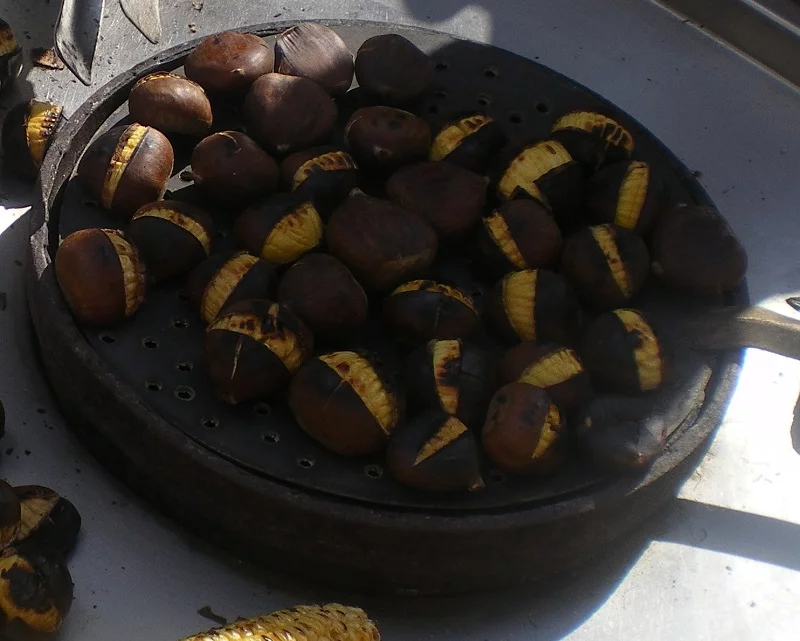 Chestnuts roasting image