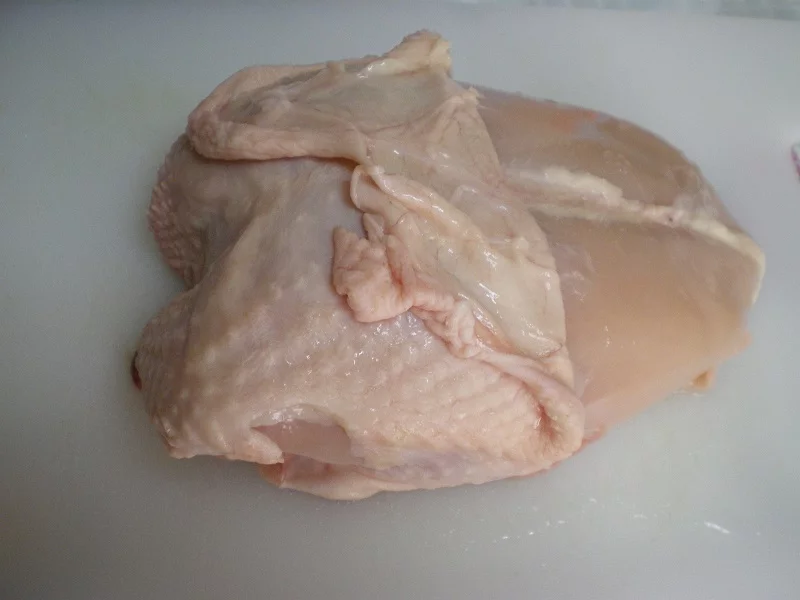Chicken breast skin removed image