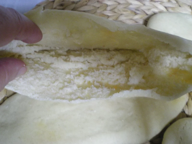 Pita bread baked image