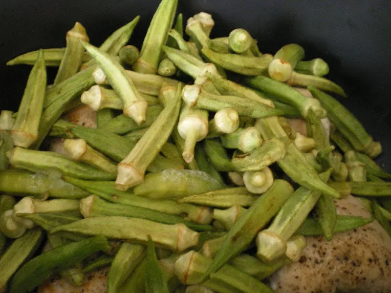 chicken and okra image