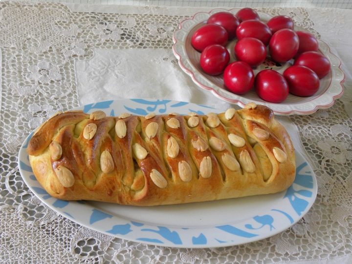 Braided Savory Cheese Tsoureki Kopiaste..to Greek Hospitality