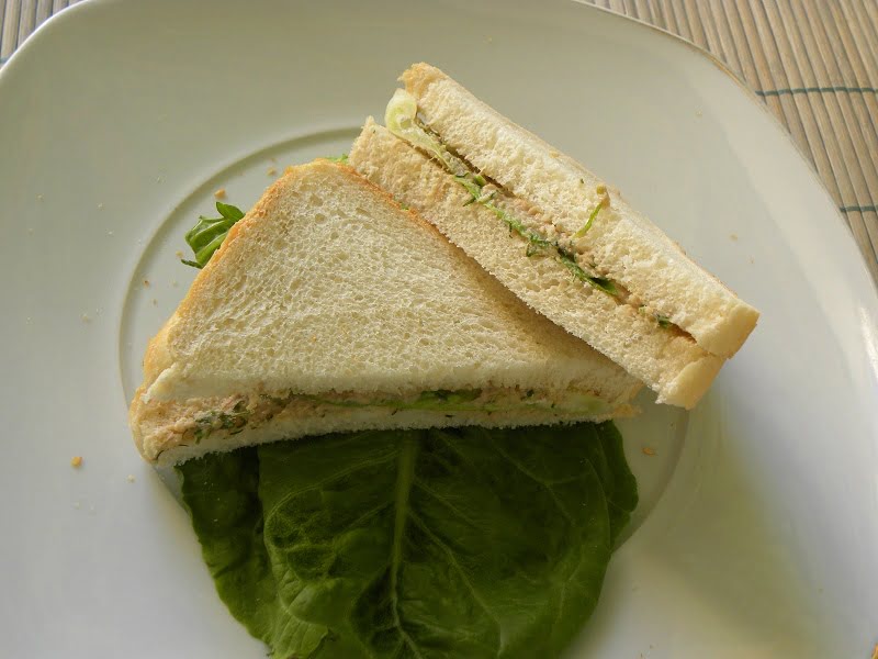 Tuna fish salad sandwich picture