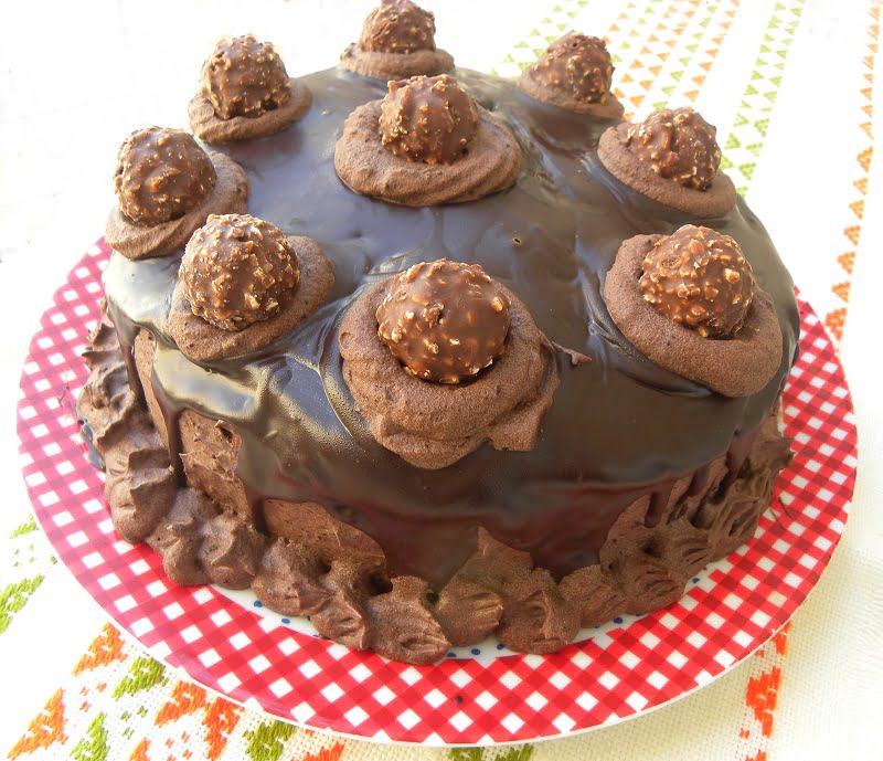 Chocolate Ferrero Rocher Cake picture